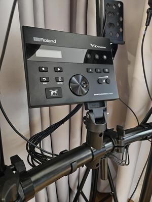 Roland TD07 module clamp drums