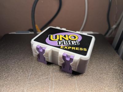 Uno Flip Express Card Box - SnapLock (Remix)