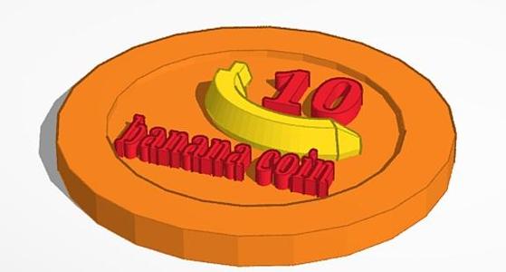 Banana coin $10