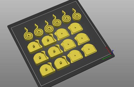 Pocket Catapult 6x on one buildplate