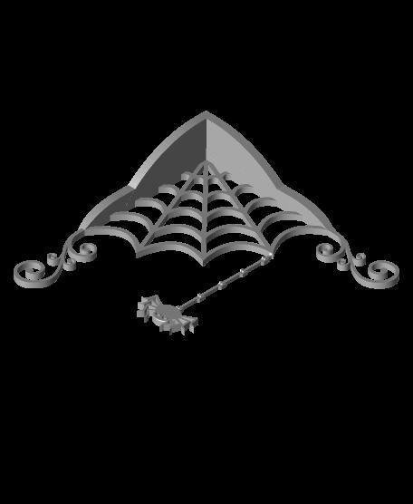 Remix: Bookend Spiderweb Halloween Decoration