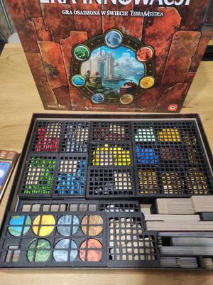 Age of Innovation + wooden books Board Game Insert / Organizer