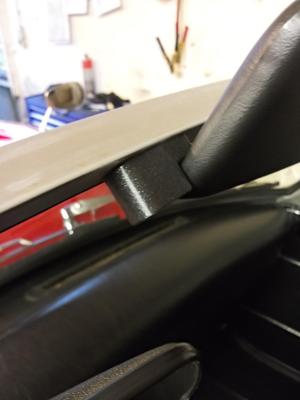 MGB sun visor fixing cover