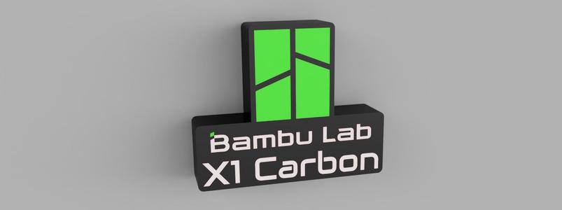 Bambu Lab X1 Carbon inspired LED light box