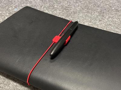Notebook Clip for Fisher Space Pen Bullet