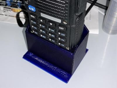 Stand for Baofeng BF-F8HP (UV-5R) Radio and BL-5 Battery Eliminator