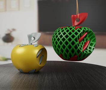 Christmas Bulb Bitten Apple - Passthrough