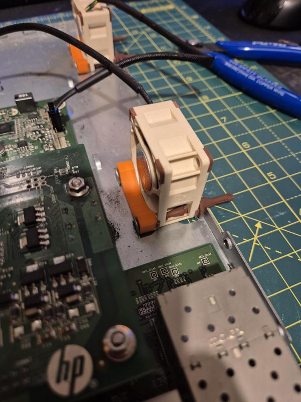 HPE/Aruba 2530-24G Noctua Fan Spacer