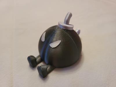 Two colour sulking bob-omb (single colour too!)