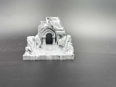 DnD Miniature Scenery - Mountain Pass no support