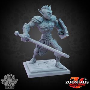 Dark Elf Fighter (pre-supported included)