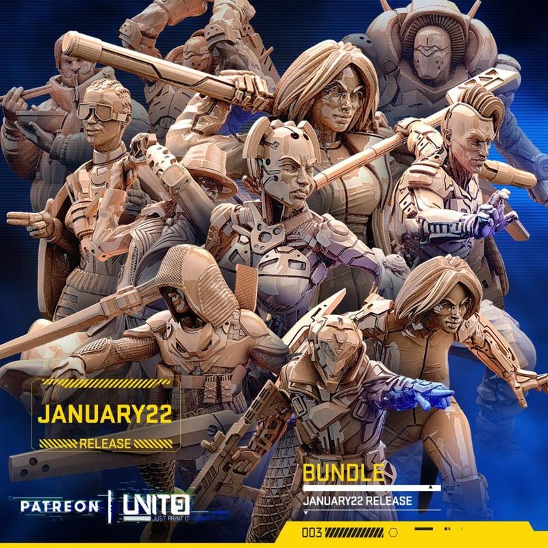 Cyberpunk models BUNDLE - (January22 release)