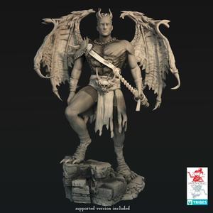 Dark Prince of Demons (2 inch/50 mm base, 2+ inch/60 mm height miniature)