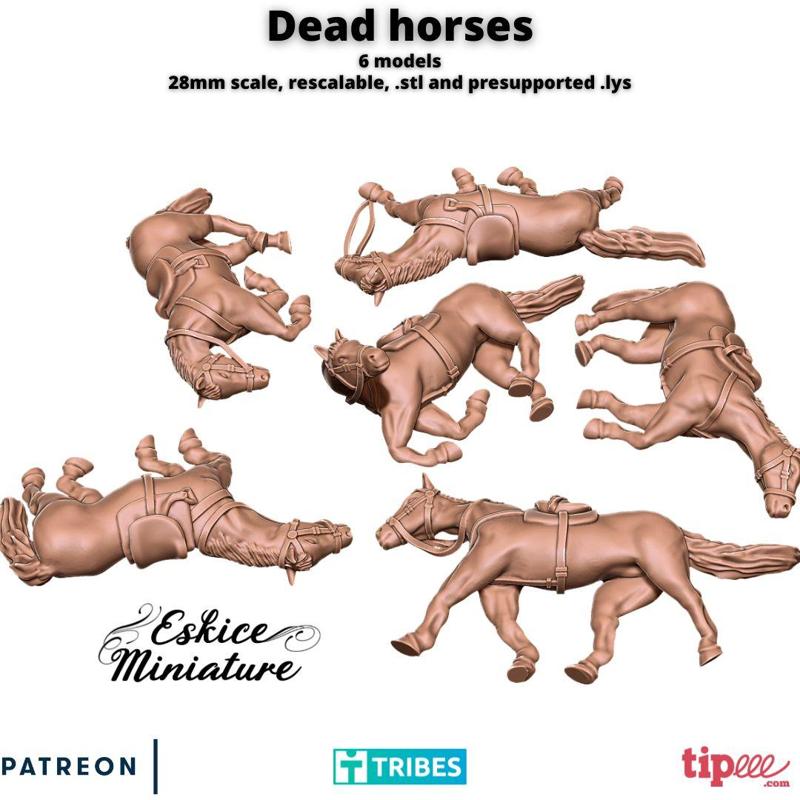Dead horses - 28mm