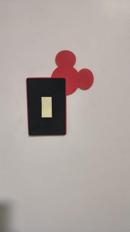 Mickey Decor - Light Cover Frame (Decoração Mickey para Espelho)