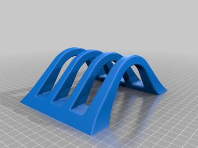 triple vertical laptop stand 20mm spacing
