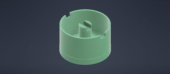 Caja a medida para transformador toroidal