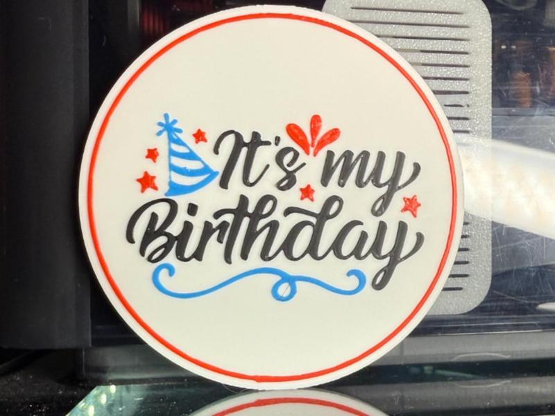 IT'S MY BIRTHDAY COASTER 