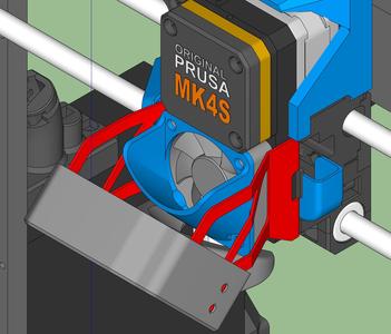 Print-Fan holder MK4S (metal part)