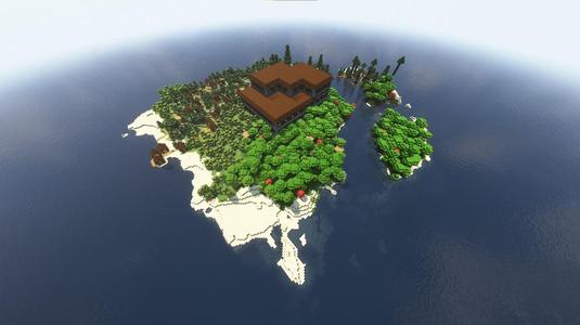 Minecraft Mansion Island III
