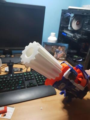 Nerf Elite Stockade barrel/muzzle extension.