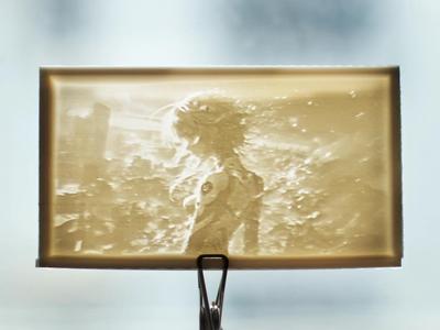 Rei Ayanami Damaged Night Scene Lithophane
