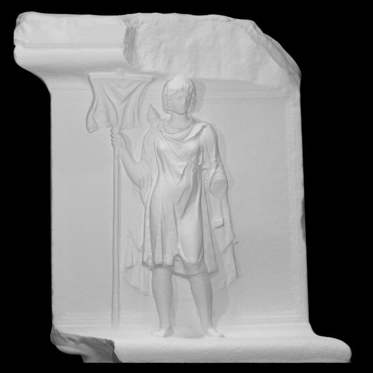 Relief with provinces and arm trophy from Hadrian's temple