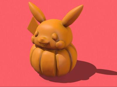 Pikachu's Halloween Pumpkins皮卡丘的万圣节南瓜