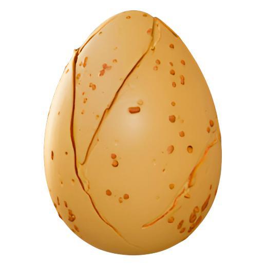 Textured Cracked Egg