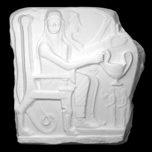 Relief with Heroes and Worshippers