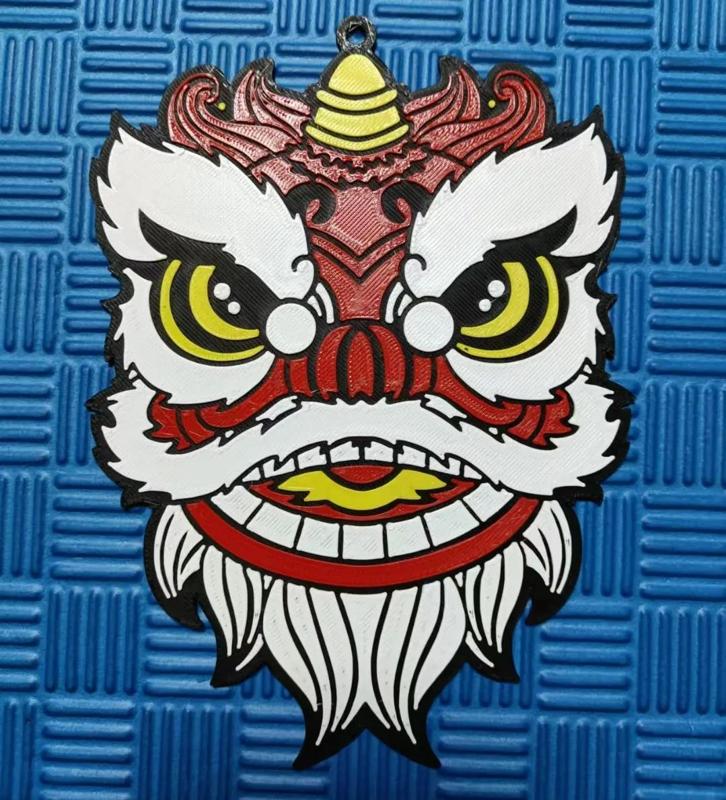 New Year's Lion Dance Ornament