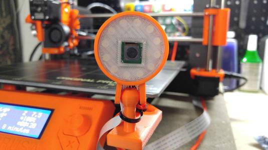 Raspberry Pi Camera Case w/ NeoPixel Ring (12 LED)