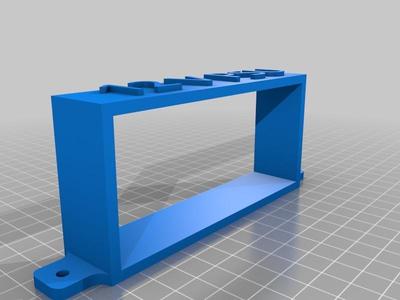 PSU Mount M4 Hole With Label 24V 12V & Rear