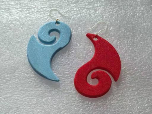 Nezha's Magic Orb and Spirit Pearl Earrings