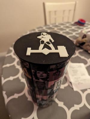 Taylor Swift Eras tour movie cup lid 