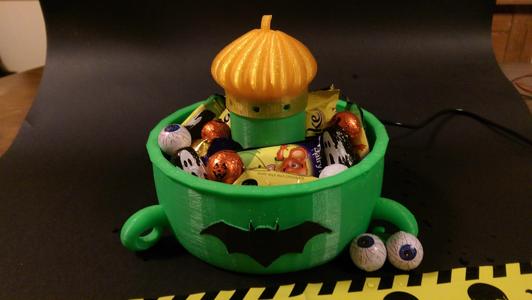 Misty Halloween Cauldron