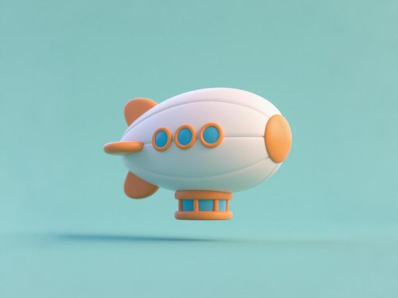 Airship - Common Vehicle Simulation Model - Kids Coloring Gift Toy