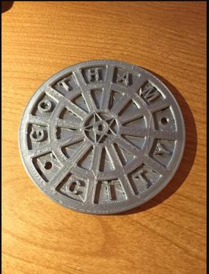 Gotham City Manhole Cover Coaster (Batman)