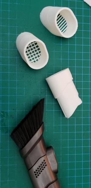 Adapter for Dyson V8 flexible crevice tool