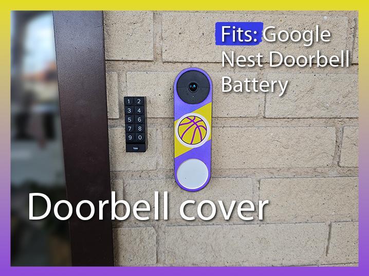 Doorbell cover Basketball