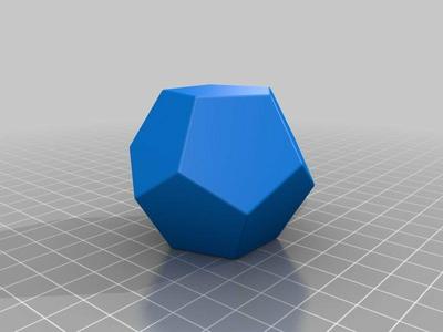 Blank D12 solid