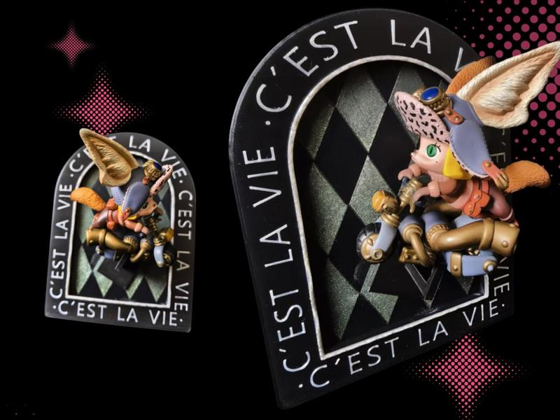 Retro Collectible Display Frame (Wall-Mountable and Freestanding)