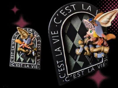 Retro Collectible Display Frame (Wall-Mountable and Freestanding)