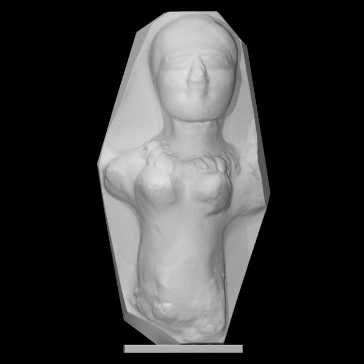 Digital cast from figurine mold