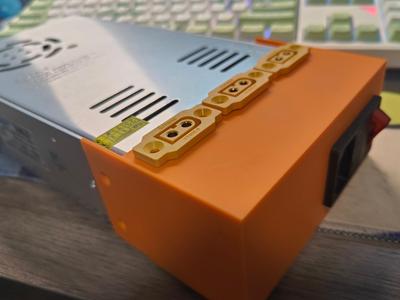 Simple enclosure for the Shangyi Puming S-360-24 switching power supply