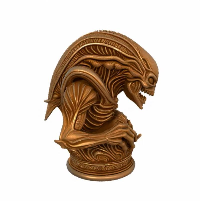 Xenomorph Sentinel - 3D Printable Alien Statue