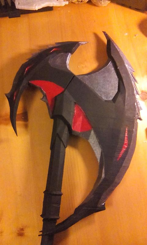 Daedric Battleaxe from Skyrim