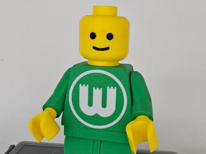 Brick Man Wolfsburg Logo alternative 20cm