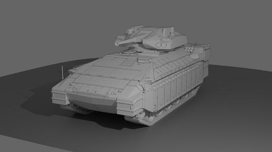 IDF Nammer with 30mm turret 3D print model