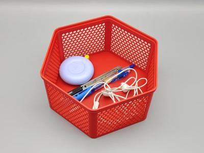 Hexagonal Openwork Stackable Storage Box